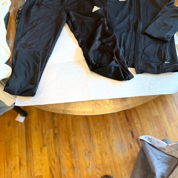 adidas Other - adidas Black Zip-Front Track Jacket and Pants 2pc set